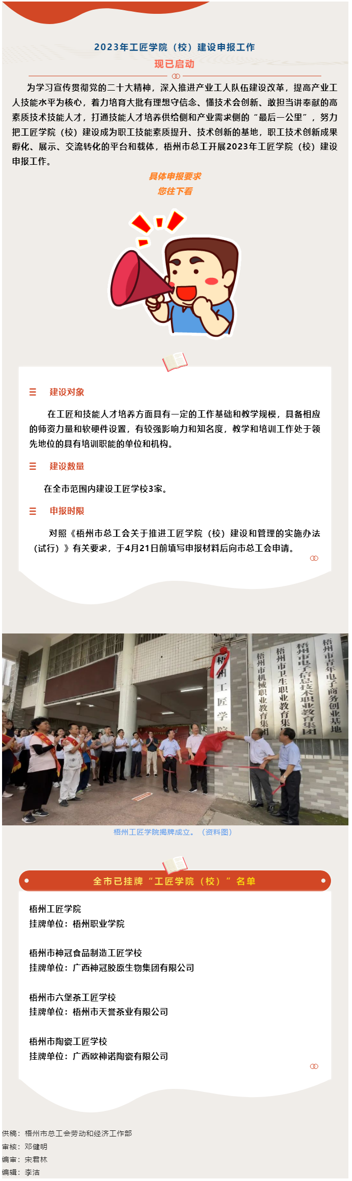 構建高素質(zhì)技能人才培養(yǎng)新模式丨市總工會開展2023年工匠學院（校）建設申報工作.png