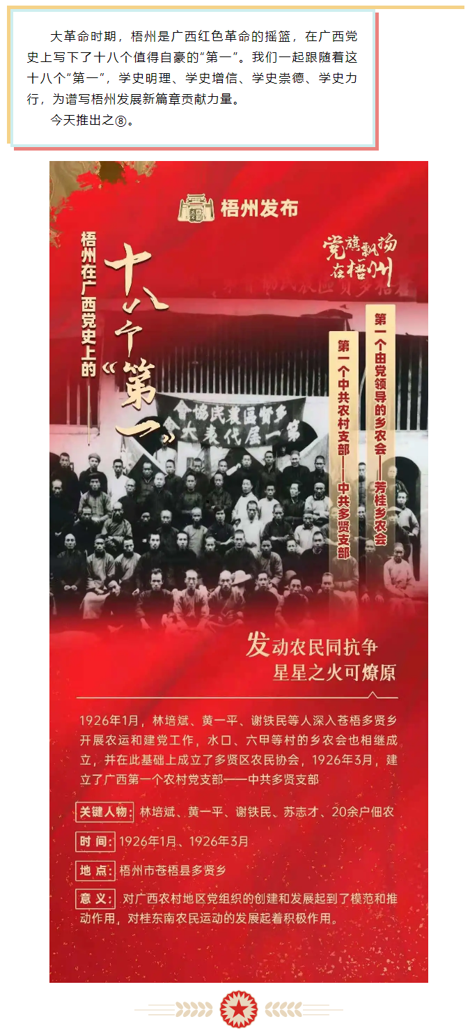 【職工學(xué)黨史】梧州18個(gè)“第一”之⑧丨廣西第一個(gè)中共農(nóng)村支部、第一個(gè)由黨領(lǐng)導(dǎo)的鄉(xiāng)農(nóng)會(huì).png