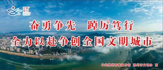 全國文明城市，我要創(chuàng)！我是梧州人，我行動