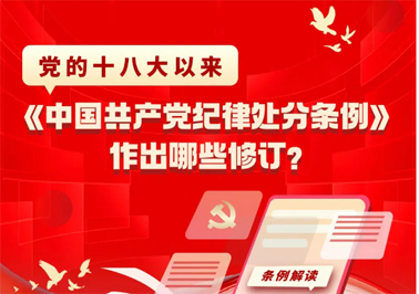 黨的十八大以來(lái)，《中國(guó)共產(chǎn)黨紀(jì)律處分條例》作出哪些修訂？